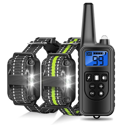 Rechargeable Waterproof Dog Training Collar – 800M Remote