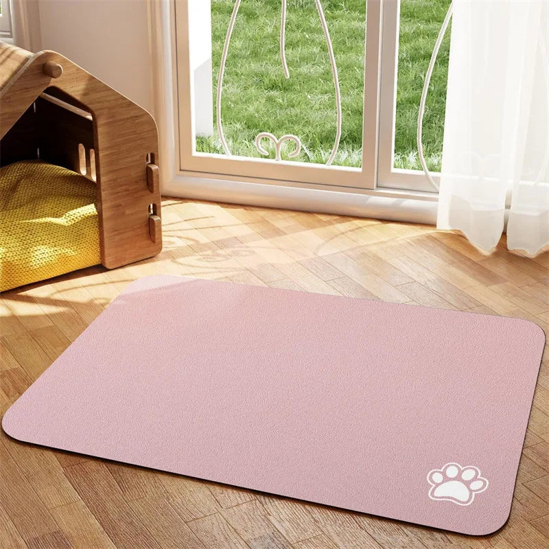 Pawfect Smooth Pet Feeding Mat – Absorbent, Anti-Slip & Quick-Dry