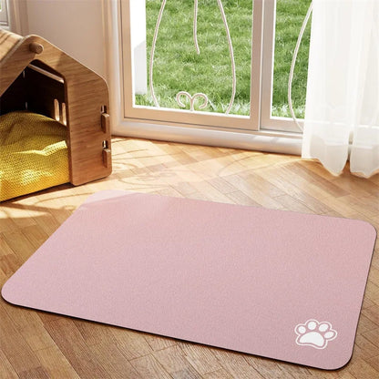 Pawfect Smooth Pet Feeding Mat – Absorbent, Anti-Slip & Quick-Dry