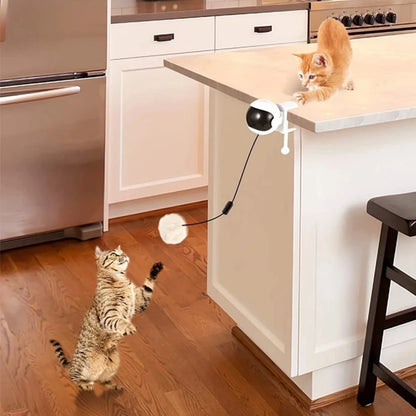 Pawfect Electric Hanging Ball Toy – Interactive Flutter & Lift Toy for Cats