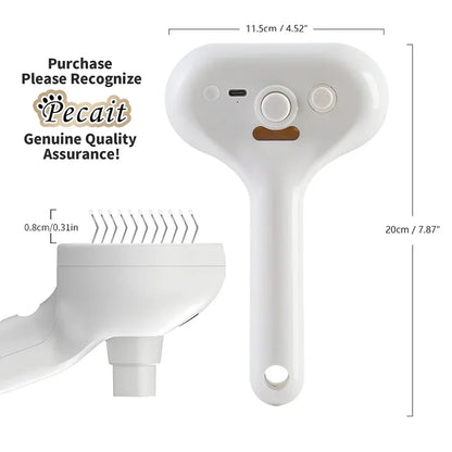 Pawfect Steam Groom Pro – 4-in-1 Spray Brush