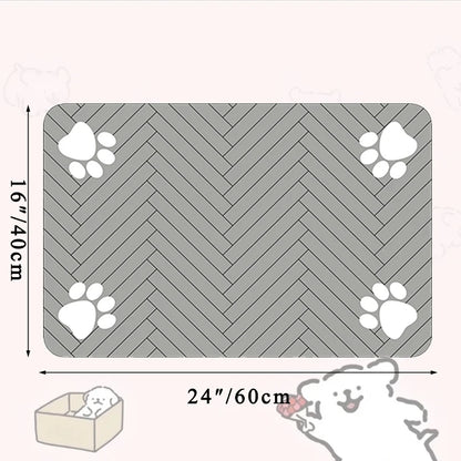 Pawfect Pet Feeding Mat – Absorbent, Anti-Slip & Quick-Dry