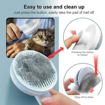 Pawfect Grooming Brush with Ears - Self Cleaning
