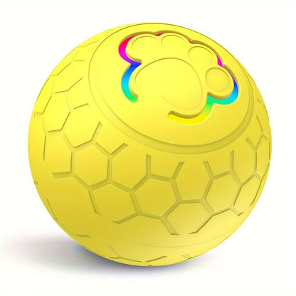 Pawfect Rechargeable LED Bouncing Ball – Ultimate Interactive Fun for Dogs & Cats!