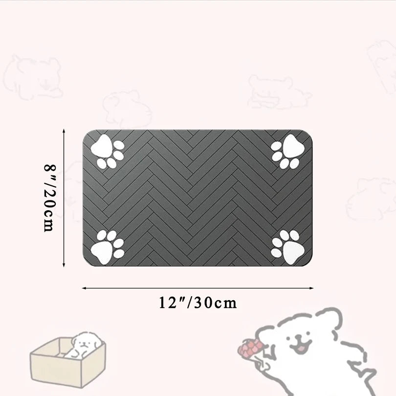 Pawfect Pet Feeding Mat – Absorbent, Anti-Slip & Quick-Dry