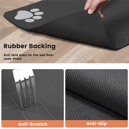 Pawfect Pet Feeding Mat – Absorbent, Anti-Slip & Quick-Dry