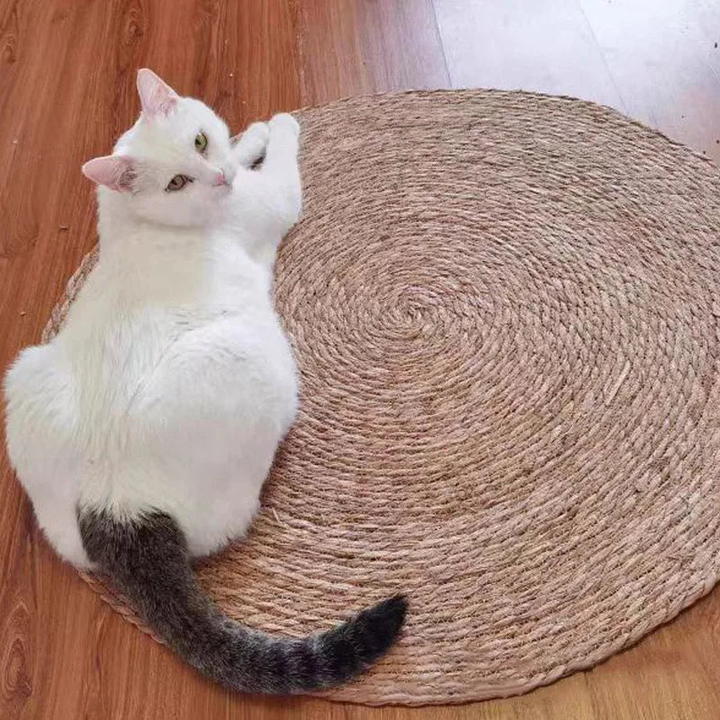 Pawfect Cat Scratcher Rattan Mat