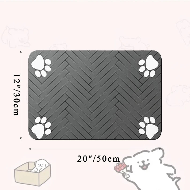 Pawfect Pet Feeding Mat – Absorbent, Anti-Slip & Quick-Dry
