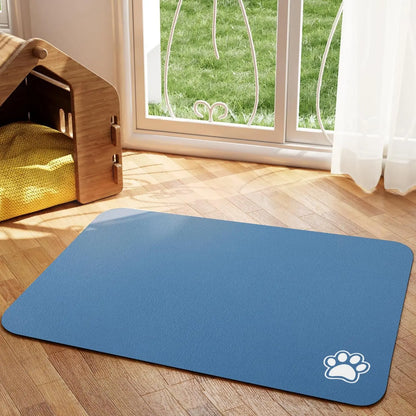 Pawfect Smooth Pet Feeding Mat – Absorbent, Anti-Slip & Quick-Dry