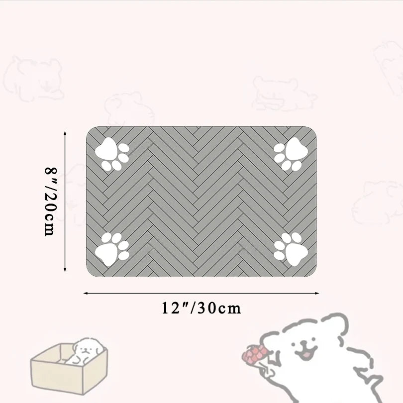 Pawfect Pet Feeding Mat – Absorbent, Anti-Slip & Quick-Dry