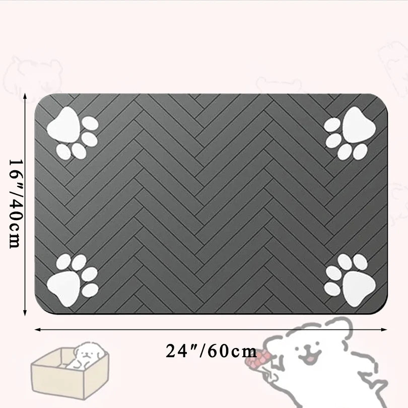 Pawfect Pet Feeding Mat – Absorbent, Anti-Slip & Quick-Dry
