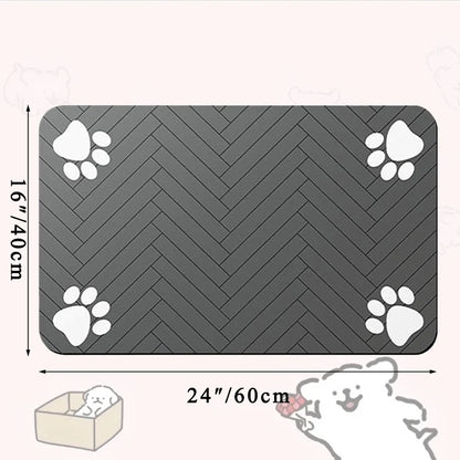 Pawfect Pet Feeding Mat – Absorbent, Anti-Slip & Quick-Dry